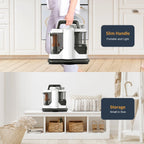 750W 15KPa Portable Carpet Cleaner Portable Spot Cleaner for Car Sofa Pet Hair, Spray Suction Upholstery Clean Machine