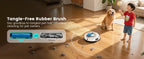 AIRROBO L60+ Robot Vacuum and Mop, Self-Emptying, 6000PA, 240min, Proactive Intelligence Obstacle Avoidance, Carpet Detection