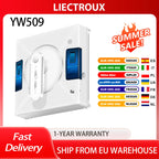 LIECTROUX YW509 Robot Window Cleaner, 3000Pa Suction Power,Double Water Tank,  Smart Path Planning, Remote Control