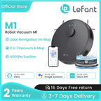 Lefant M1 Robot Vacuum Cleaner with mopping 4000Pa Suction, Lidar Navigation,WiFi/App/Alexa, Ideal for Pet Hair,Carpet