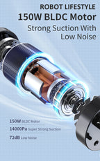 RL9Max Smart Vacuum – Steam, Wet/Dry, 14000Pa