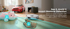 AIRROBO L60+ Robot Vacuum and Mop, Self-Emptying, 6000PA, 240min, Proactive Intelligence Obstacle Avoidance, Carpet Detection