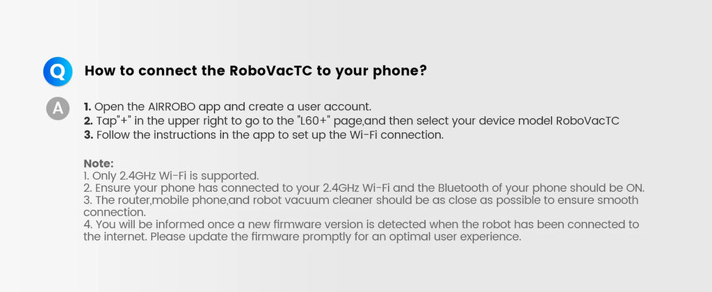 AIRROBO L60+ Robot Vacuum and Mop, Self-Emptying, 6000PA, 240min, Proactive Intelligence Obstacle Avoidance, Carpet Detection