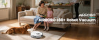 AIRROBO L60+ Robot Vacuum and Mop, Self-Emptying, 6000PA, 240min, Proactive Intelligence Obstacle Avoidance, Carpet Detection